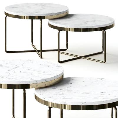 NORDIC STUDIO LOUNGE NESTING COFFEE TABLES